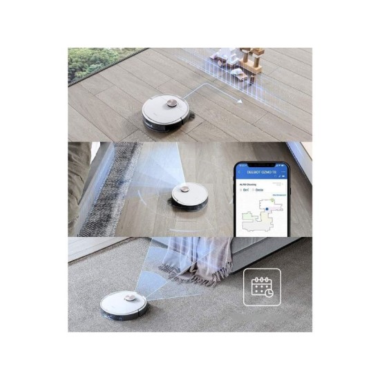 Робот прахосмукачка Ecovacs Deebot Ozmo T8 - Високоефективно почистване